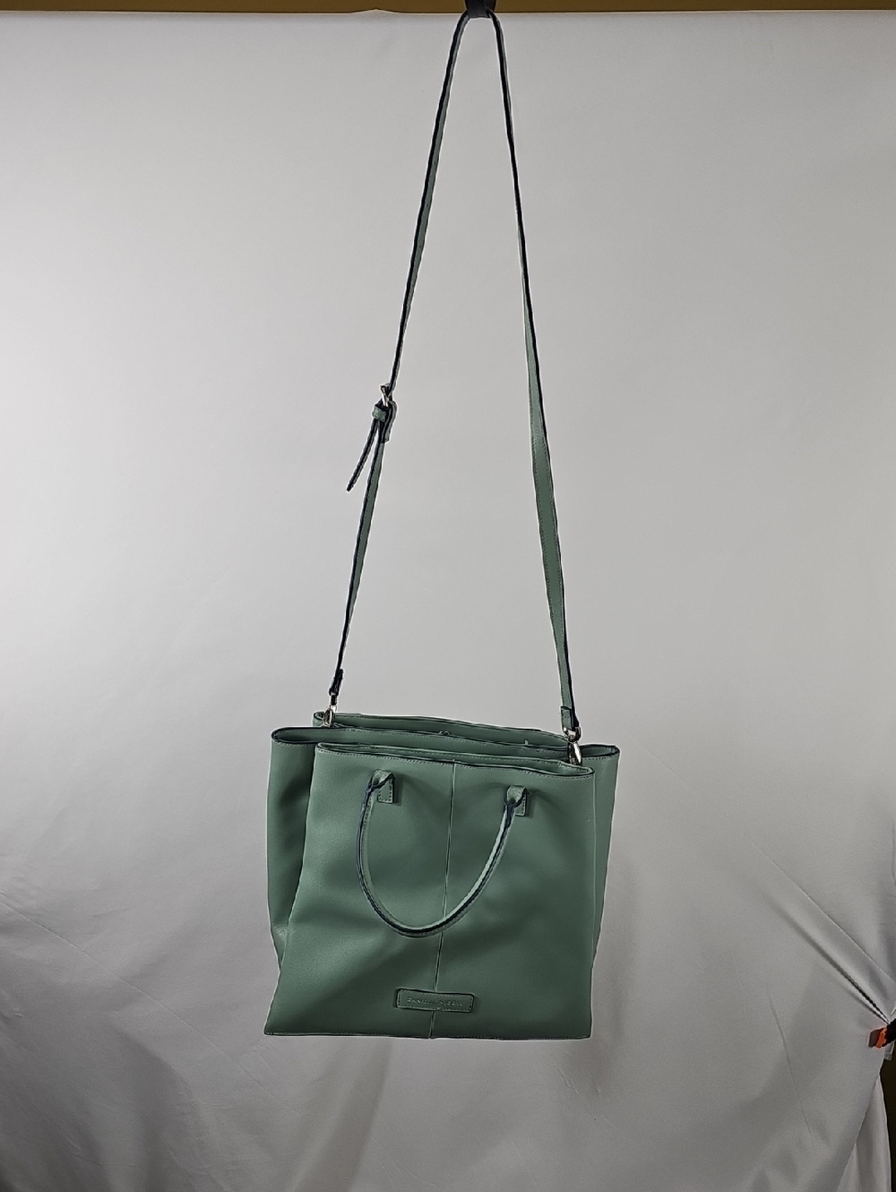 Mint Green Leather Tote Bag - Picture 5 of 13